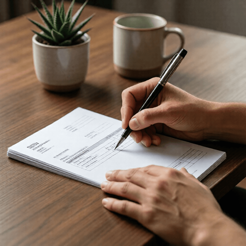 yoga instructor invoice template