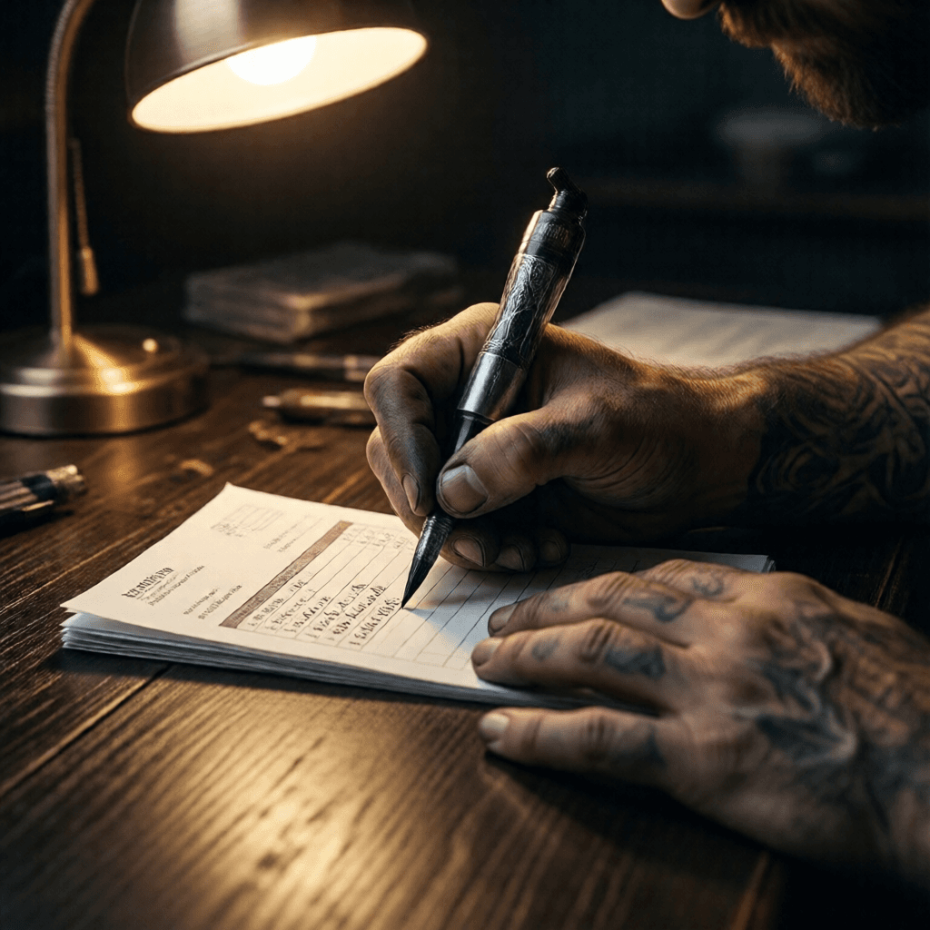 Tattoo Artist Invoice Template — Free for Independent and Studio Tattoo Artists